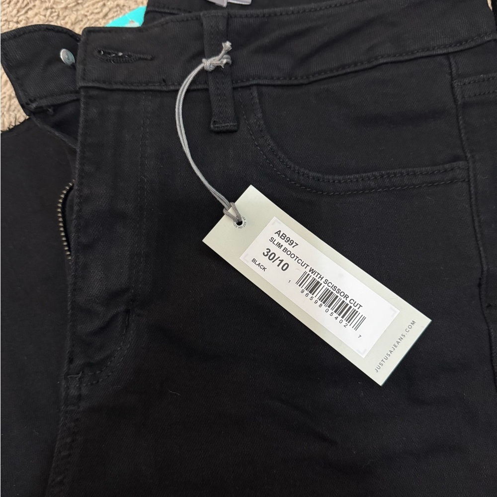 Just USA Women's Black Boot Cut Jeans